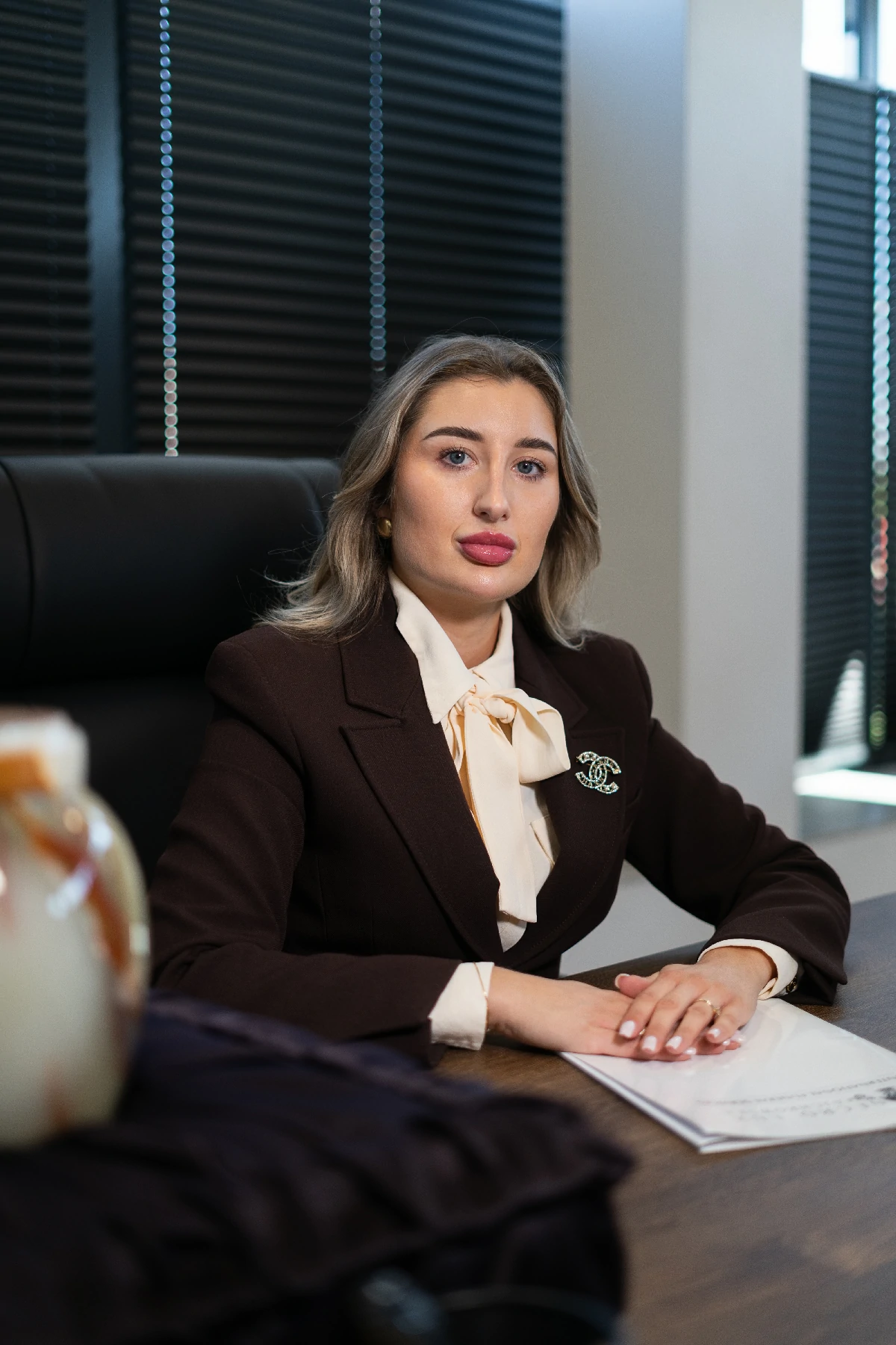 Portrait of the founder of Necro Lux – International Funeral Bureau